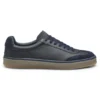 BECKHAM x BOSS Sneaker mit Wildlederbesatz aus genarbtem Leder