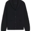 BECKHAM x BOSS Strickjacke in Relaxed-Fit aus Wolle und Kaschmir