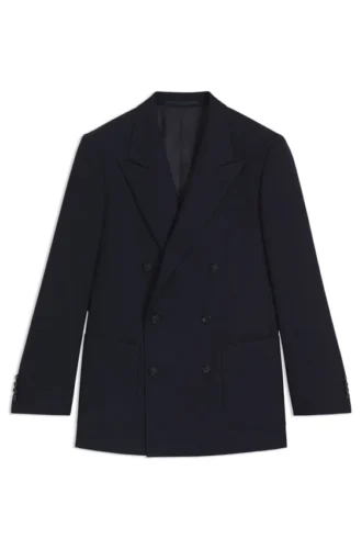 BECKHAM x BOSS Zweireiher aus Stretchwolle