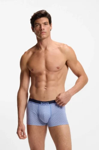 Bedruckte Boxershorts aus Stretch-Baumwolle