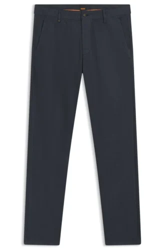 Bedruckte Slim-Fit-Hose aus Stretch-Baumwolle