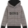 Bedruckter Hoodie für Kinder aus Baumwollmischung Bedruckter Hoodie für Kinder aus Baumwollmischung
