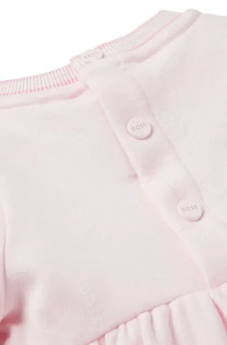 Bedrucktes Baumwollkleid für Babys in Geschenkverpackung