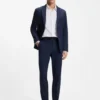 Bedrucktes Hemd in Regular-Fit aus Performance-Stretch-Jersey