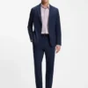 Bedrucktes Hemd in Regular-Fit aus Performance-Stretch-Jersey