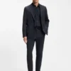 Bedrucktes Hemd in Regular-Fit aus Performance-Stretch-Jersey