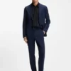 Bedrucktes Hemd in Regular-Fit aus Performance-Stretch-Jersey