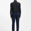 Bedrucktes Hemd in Regular-Fit aus Performance-Stretch-Jersey
