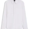 Bedrucktes Hemd in Regular-Fit aus Performance-Stretch-Jersey