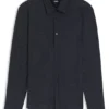 Bedrucktes Hemd in Regular-Fit aus Performance-Stretch-Jersey