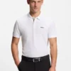 Bedrucktes Poloshirt aus Baumwollpiqué