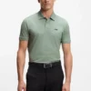 Bedrucktes Poloshirt aus Baumwollpiqué