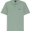 Bedrucktes Poloshirt aus Baumwollpiqué