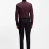 Bedrucktes Slim-Fit-Hemd aus Baumwollpopeline