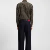 Bedrucktes Slim-Fit-Hemd aus Baumwollpopeline