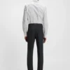 Bedrucktes Slim-Fit-Hemd aus Baumwollpopeline
