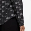 Bedrucktes Slim-Fit-Hemd aus Baumwollpopeline Bedrucktes Slim-Fit-Hemd aus Baumwollpopeline