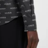 Bedrucktes Slim-Fit-Hemd aus Baumwollpopeline