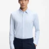 Bedrucktes Slim-Fit-Hemd aus einer Baumwollmischung Bedrucktes Slim-Fit-Hemd aus einer Baumwollmischung
