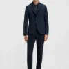Bedrucktes Slim-Fit-Hemd aus einer Baumwollmischung