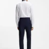 Bedrucktes Slim-Fit-Hemd aus einer Baumwollmischung