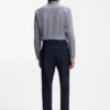 Bedrucktes Slim-Fit-Hemd aus einer Baumwollmischung