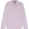 Bedrucktes Slim-Fit-Hemd aus einer Baumwollmischung Bedrucktes Slim-Fit-Hemd aus einer Baumwollmischung