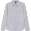 Bedrucktes Slim-Fit-Hemd aus einer Baumwollmischung Bedrucktes Slim-Fit-Hemd aus einer Baumwollmischung