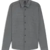 Bedrucktes Slim-Fit-Hemd aus Flex-Weave-Stoff