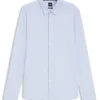 Bedrucktes Slim-Fit-Hemd aus Flex-Weave-Stoff