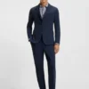 Bedrucktes Slim-Fit-Hemd aus italienischem Performance-Stretch-Jersey