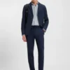 Bedrucktes Slim-Fit-Hemd aus italienischem Performance-Stretch-Jersey