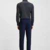 Bedrucktes Slim-Fit-Hemd aus italienischem Performance-Stretch-Jersey Bedrucktes Slim-Fit-Hemd aus italienischem Performance-Stretch-Jersey
