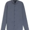 Bedrucktes Slim-Fit-Hemd aus italienischem Performance-Stretch-Jersey