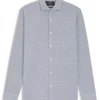 Bedrucktes Slim-Fit-Hemd aus italienischem Performance-Stretch-Jersey