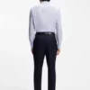 Bedrucktes Slim-Fit-Hemd aus italienischem Twill