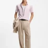 Bedrucktes Slim-Fit-Hemd aus Jersey mit Baumwollanteil