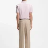 Bedrucktes Slim-Fit-Hemd aus Jersey mit Baumwollanteil