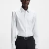 Bedrucktes Slim-Fit-Hemd aus Oxford-Stretch-Baumwolle