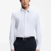 Bedrucktes Slim-Fit-Hemd aus Performance-Stretch-Jersey Bedrucktes Slim-Fit-Hemd aus Performance-Stretch-Jersey