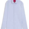 Bedrucktes Slim-Fit-Hemd aus Performance-Stretch-Jersey