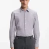 Bedrucktes Slim-Fit-Hemd aus Performance-Stretch-Jersey Bedrucktes Slim-Fit-Hemd aus Performance-Stretch-Jersey