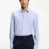 Bedrucktes Slim-Fit-Hemd aus Performance-Stretch-Jersey Bedrucktes Slim-Fit-Hemd aus Performance-Stretch-Jersey