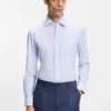 Bedrucktes Slim-Fit-Hemd aus Performance-Stretch-Jersey
