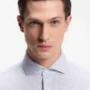 Bedrucktes Slim-Fit-Hemd aus Performance-Stretch-Jersey