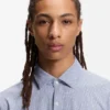 Bedrucktes Slim-Fit-Hemd aus Performance-Stretch-Jersey