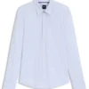 Bedrucktes Slim-Fit-Hemd aus Performance-Stretch-Jersey