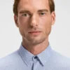 Bedrucktes Slim-Fit-Hemd aus Performance-Stretch-Jersey