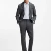 Bedrucktes Slim-Fit-Hemd aus Performance-Stretch-Jersey Bedrucktes Slim-Fit-Hemd aus Performance-Stretch-Jersey
