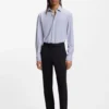 Bedrucktes Slim-Fit-Hemd aus Performance-Stretch-Jersey
